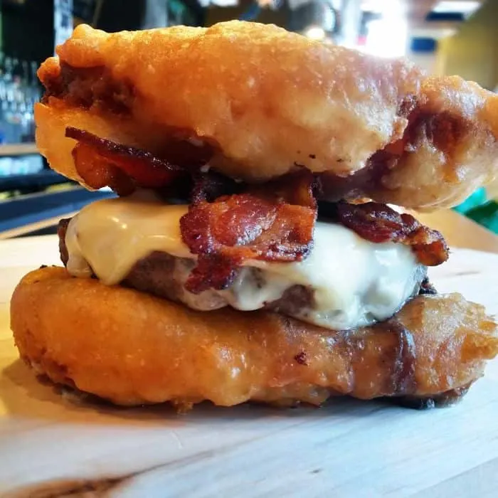 Deep-Fried Twinkie Burger