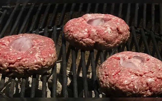 Ice Cube on Burger When Grilling